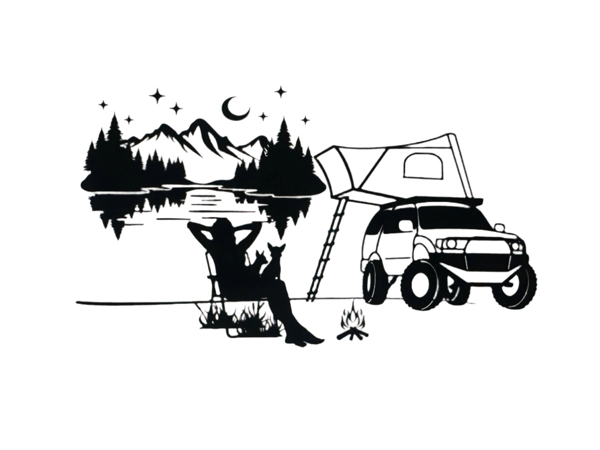Camping Caravan stickers