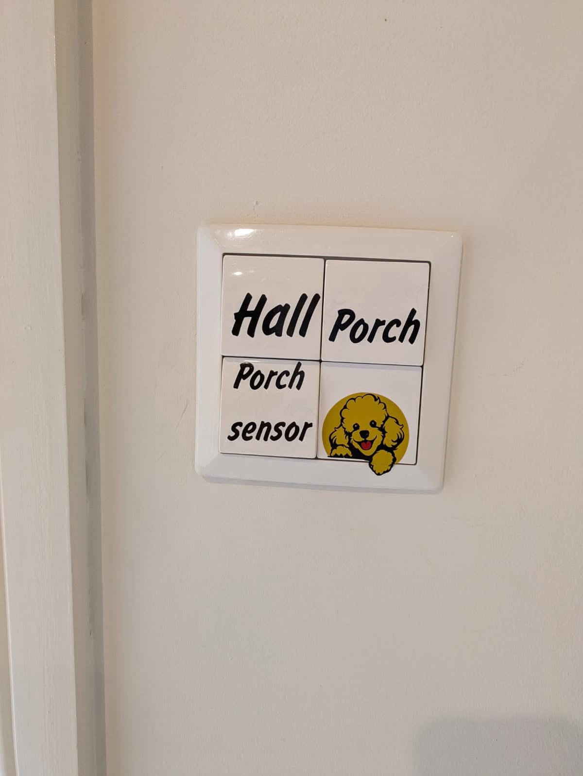 Light switch stickers