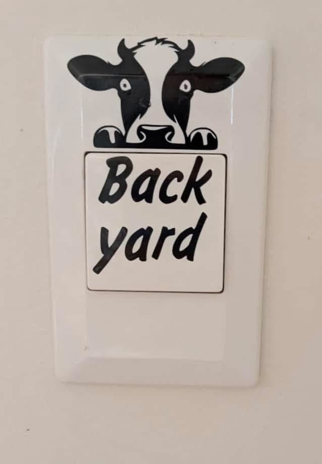 Light switch stickers