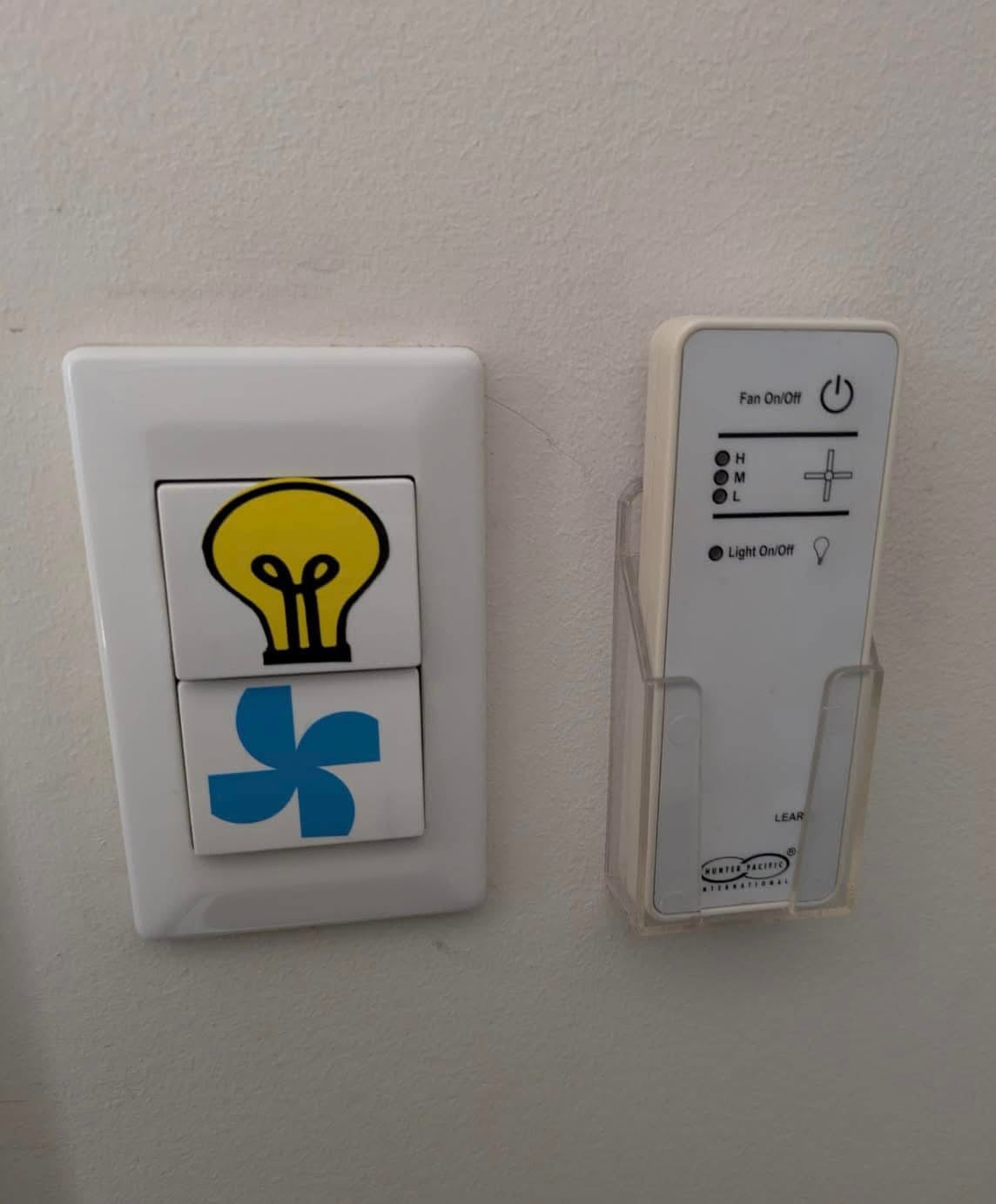 Light switch stickers