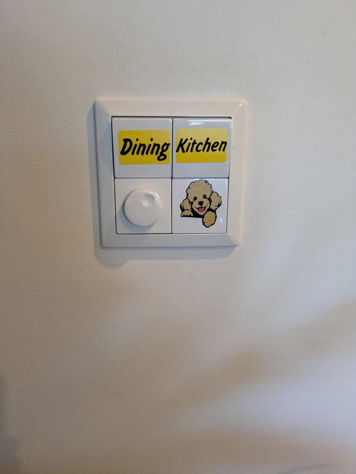 Light switch stickers